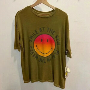 Billabong x Smiley True Boy Oversized T-shirt - XS - Split Pea